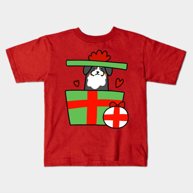 Bernie Christmas Gift Kids T-Shirt by saradaboru